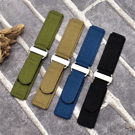 Hook and Loop Fastener Nylon Watch Strap for Panerai Bell